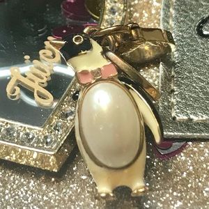 Juicy Couture charm Penguin w/moving wings USED